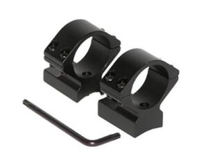 Talley Lightweight Alloy Scope Mount Combo - Black Anodized - 1" - Low Winchester 70 STD & Short