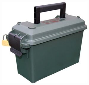 MTM 30 CALIBER AMMO CAN TALL - FOREST GREEN LOCKABLE