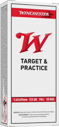 WINCHESTER USA 7.62X39 123GR - FMJ 20RD 10BX/CS