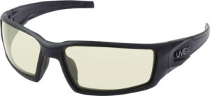 HOWARD LEIGHT HYPERSHOCK - GLASSES BLACK FRAME/AMBER LENS