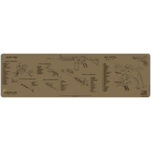AR15 & GLOCK SCHEMATIC COMBO MAGNUM XXL PROMAT - COYOTE