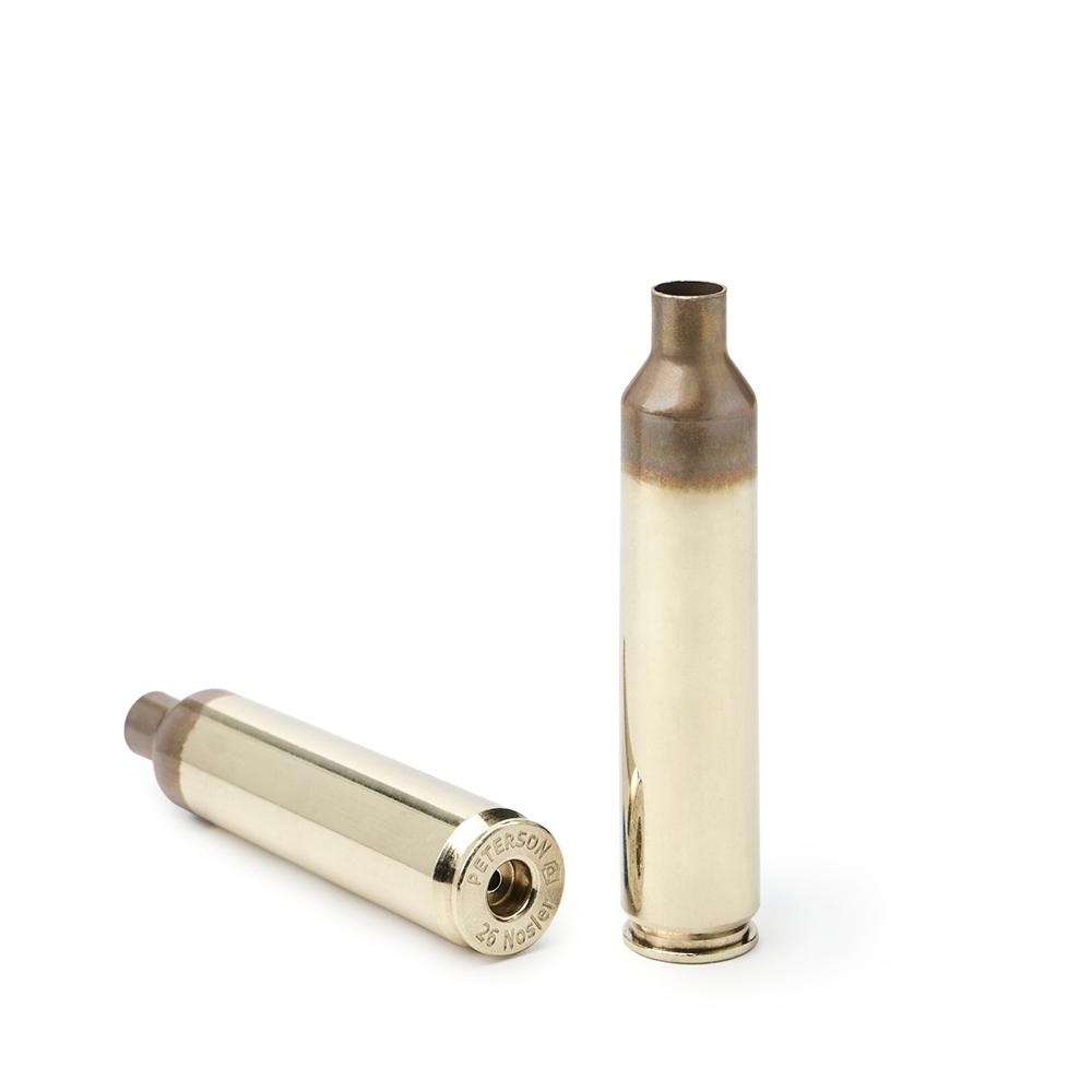Peterson Unprimed Rifle Brass 26 Nosler - 50/ct