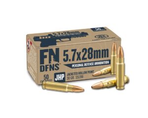 FN DFNS SS200 Personal Defense Handgun Ammunition 5.7x28mm 30gr JHP 1894 fps 500/ct Case