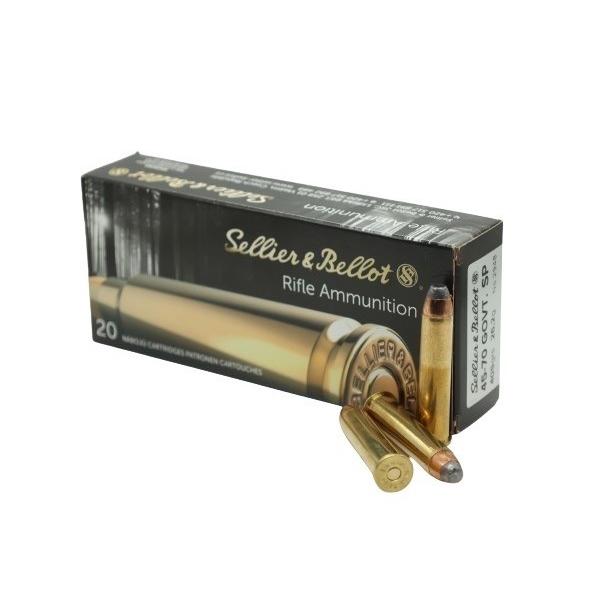 Sellier & Bellot Rifle Ammunition .45-70 Govt 405gr SP 1509 fps 20/ct